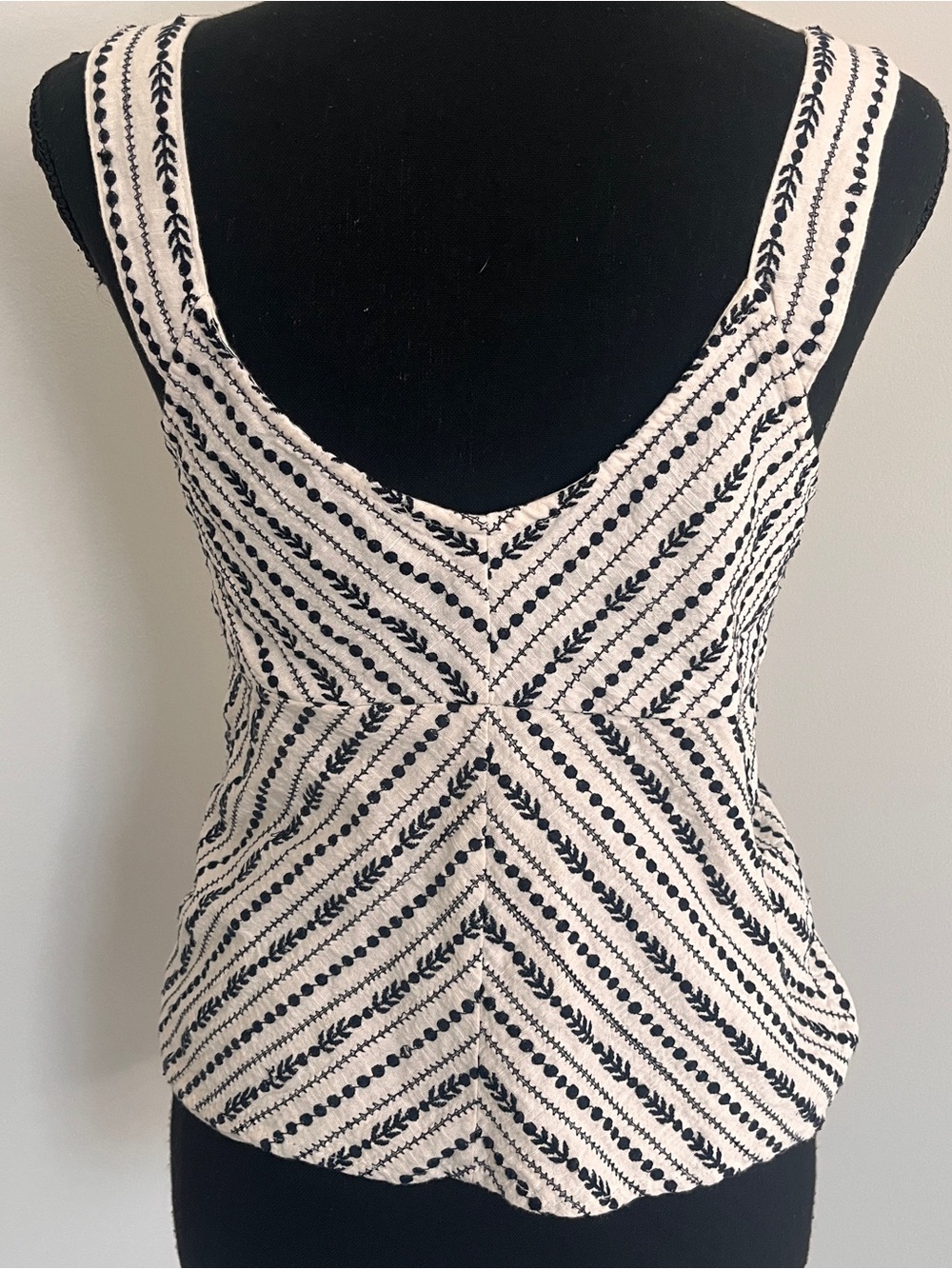 Anthropologie Maeve Sylvia Embroidered Top Sz XS - Picture 4 of 7